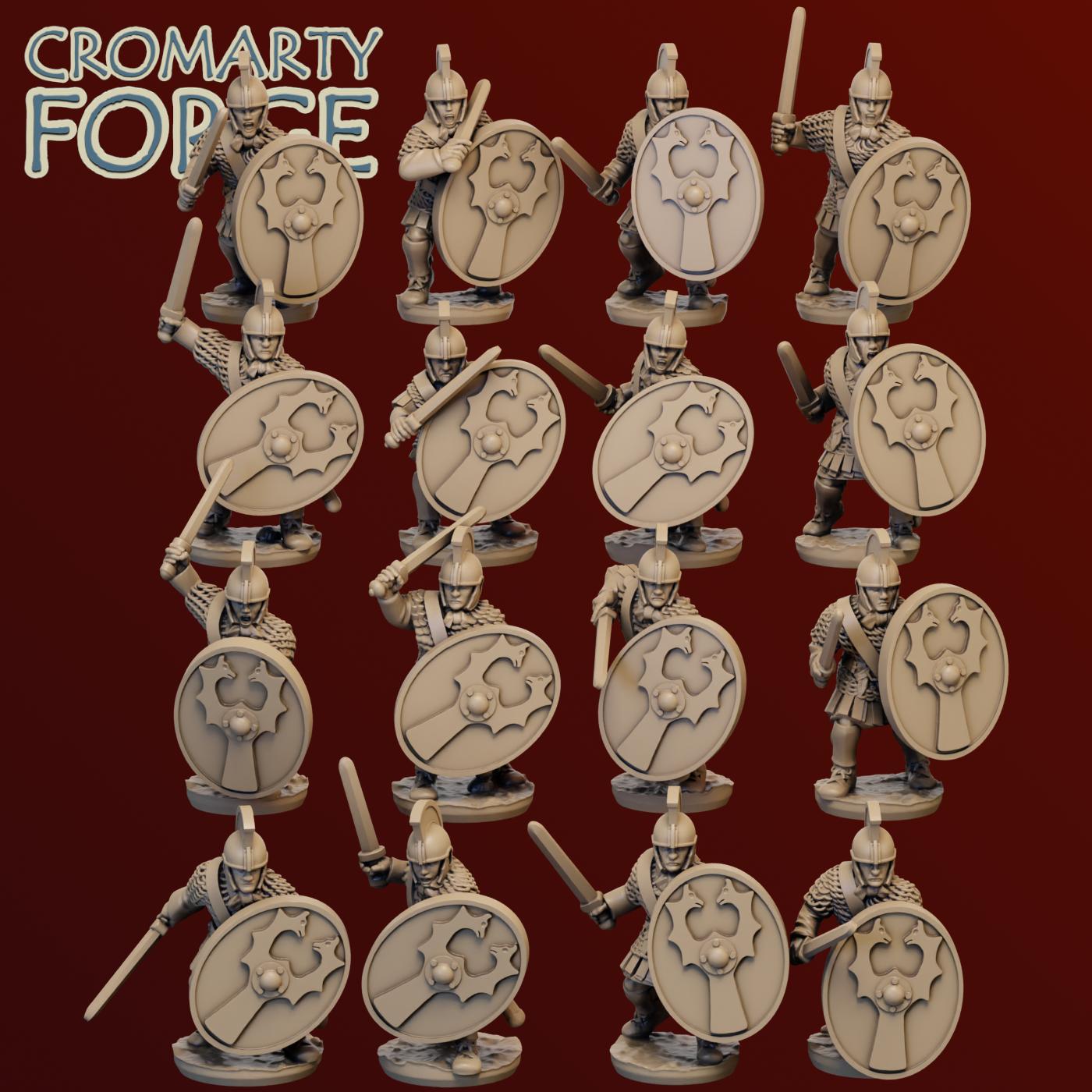 15mm Late Imperial Roman Palatine Attacking - Image 2