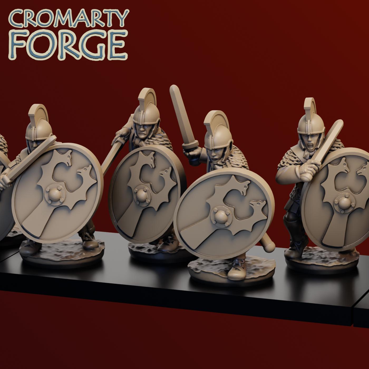 15mm Late Imperial Roman Palatine Attacking