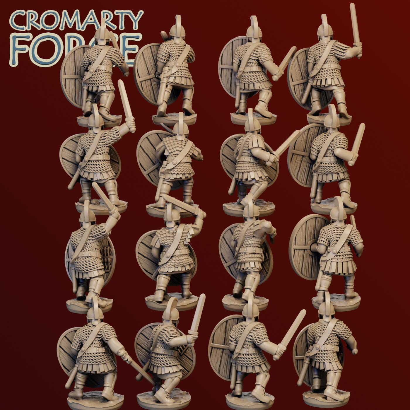 15mm Late Imperial Roman Palatine Attacking - Image 4