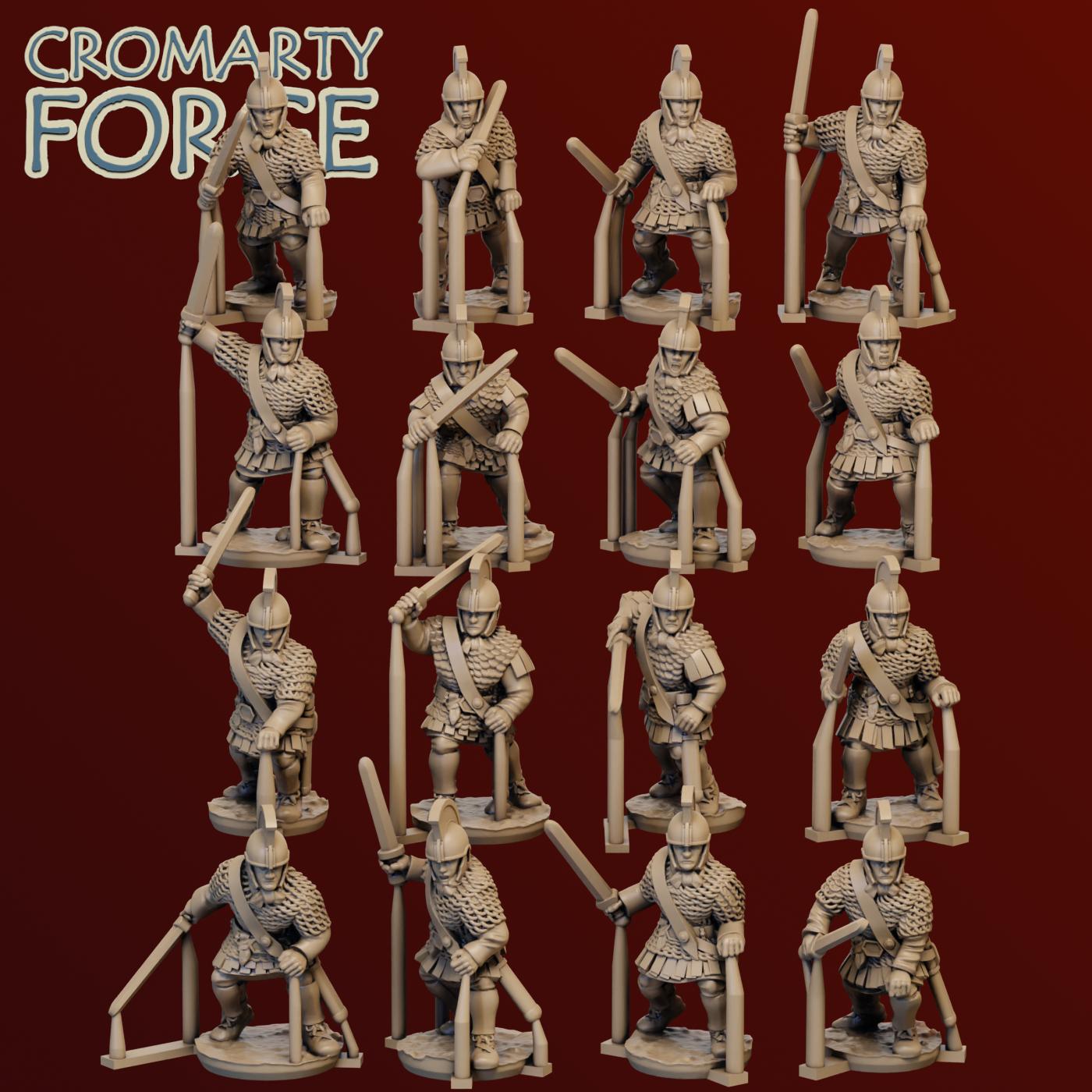 15mm Late Imperial Roman Palatine Attacking - Image 3