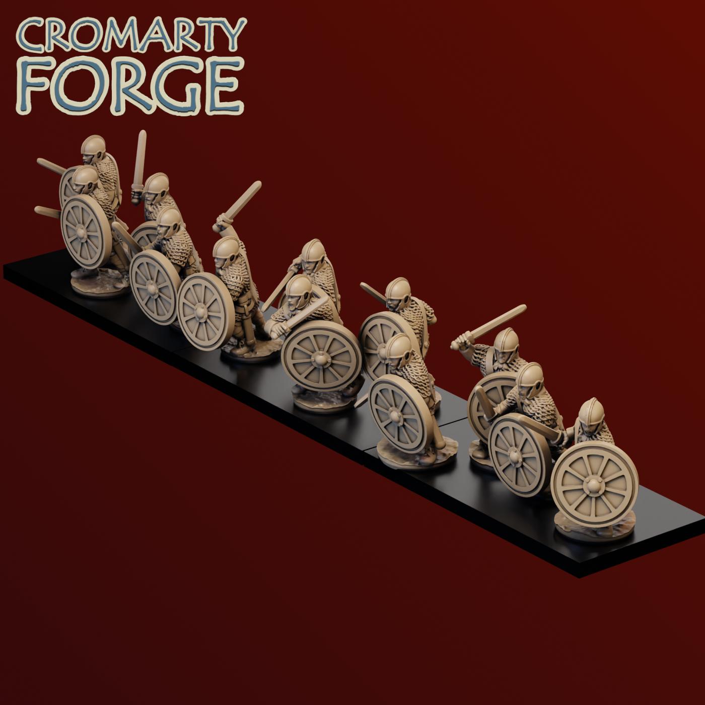 15mm Late Imperial Roman Legionaries Attacking - Image 4