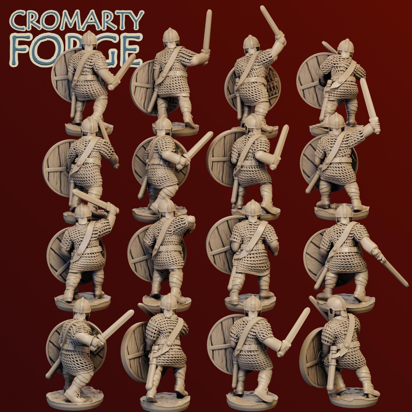 15mm Late Imperial Roman Legionaries Attacking - Image 2