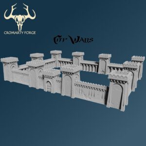 Scenery 10mm: Lizardmen City Walls (FDM)