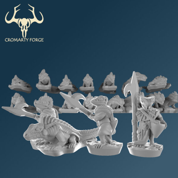 10mm Lizardmen: Poison Lizards