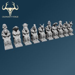 Scenery 10mm: Lizardmen Statues and Columns (FDM and Resin)