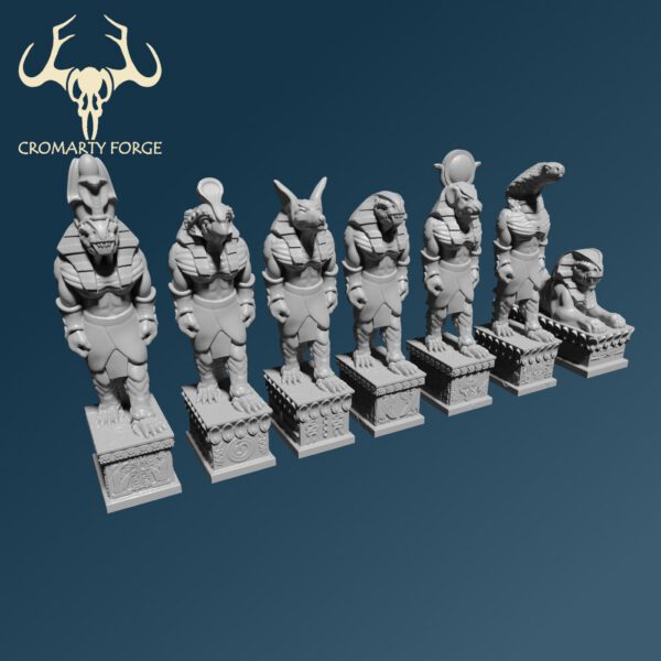 Scenery 10mm: Lizardmen Statues and Columns (FDM and Resin) - Image 4
