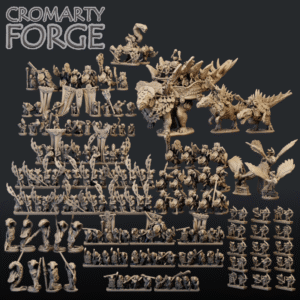 10mm Lizardmen: Full Army + Scenery + Team