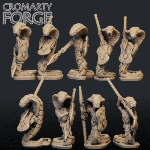 10mm Lizardmen: Snake Warriors