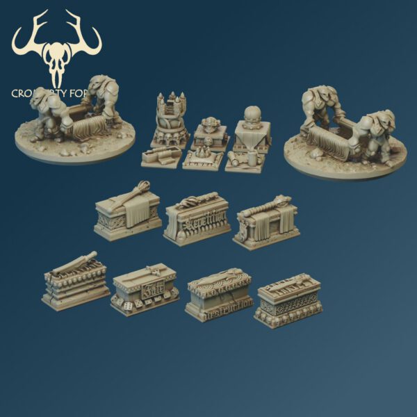 Scenery 10mm: Magic Items (for resin printing)