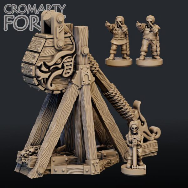 10mm Undead Norse Catapult - Image 3