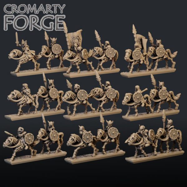10mm Undead Norse Cavalry - Image 2