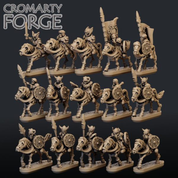 10mm Undead Norse Cavalry - Image 3