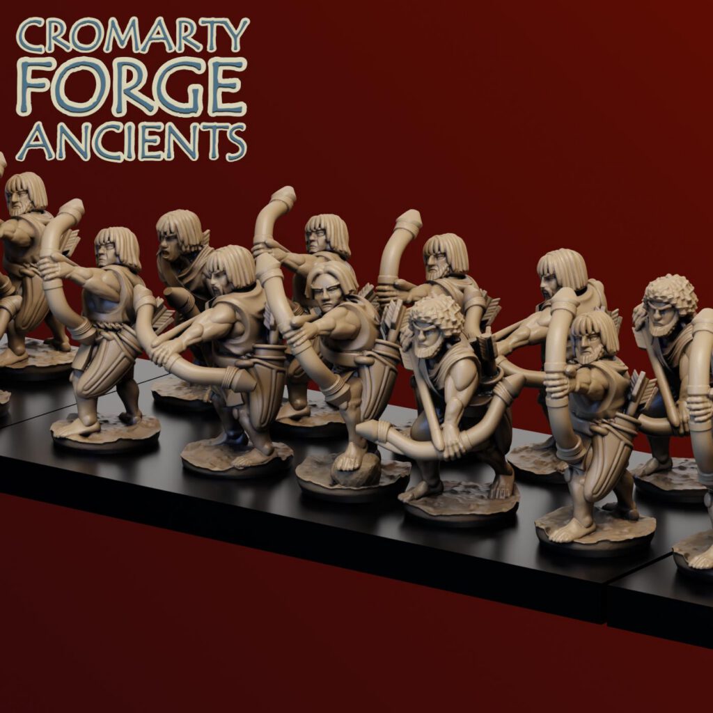 10mm Numidians: Skirmishers (Archers and Slingers)