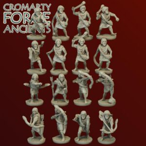 15mm Numidians: Skirmishers (Archers and Slingers)