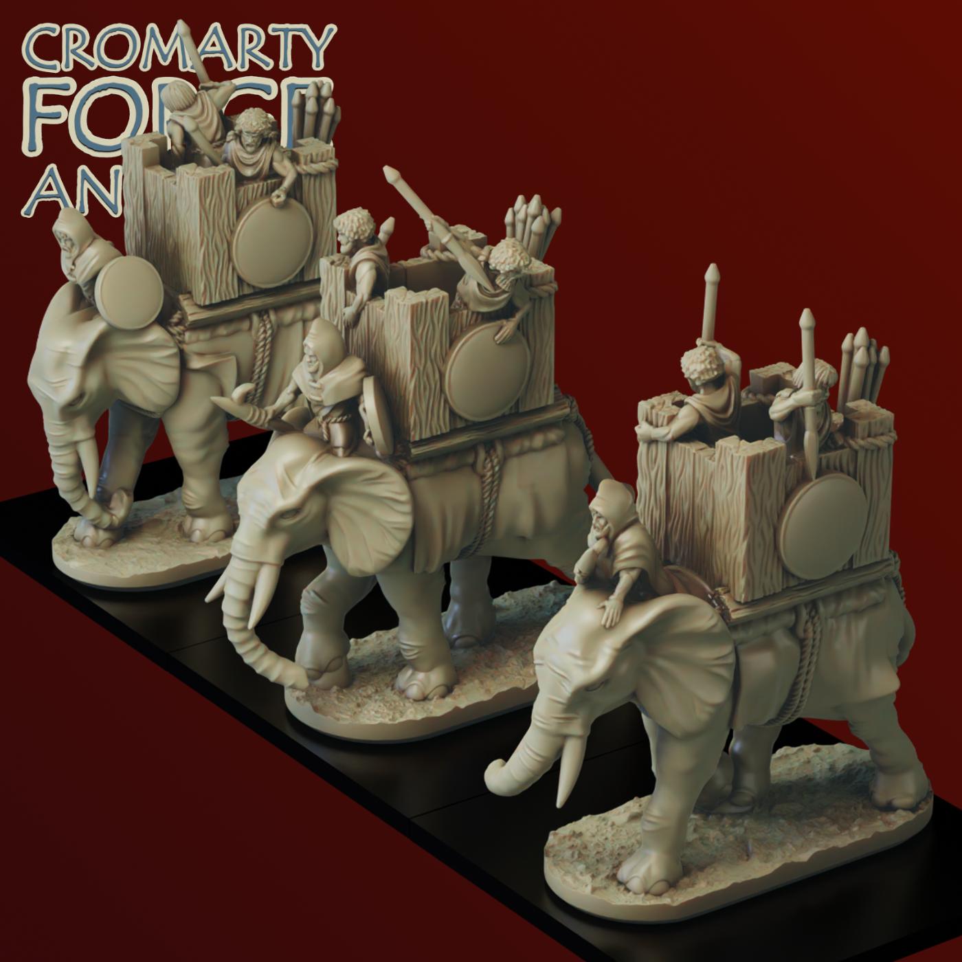 15mm Numidians: Elephants - Image 7