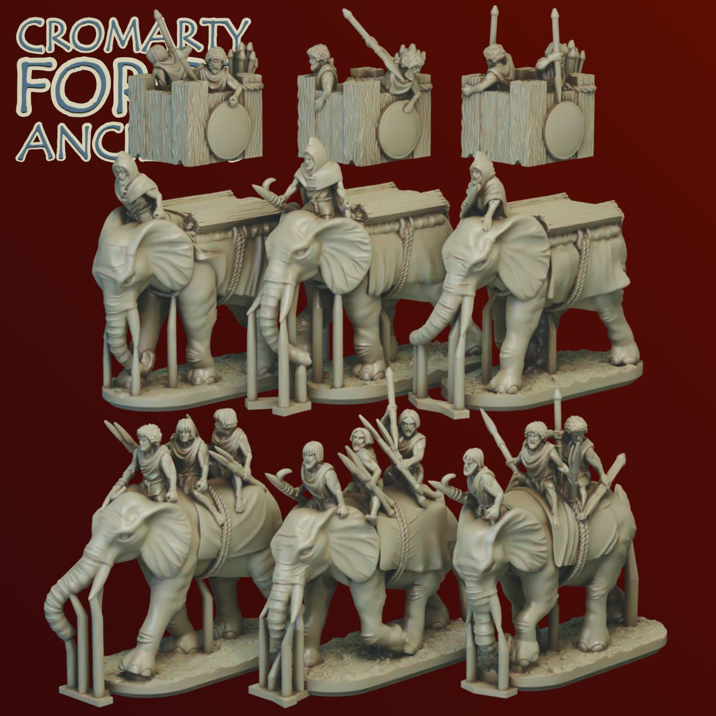15mm Numidians: Elephants - Image 4