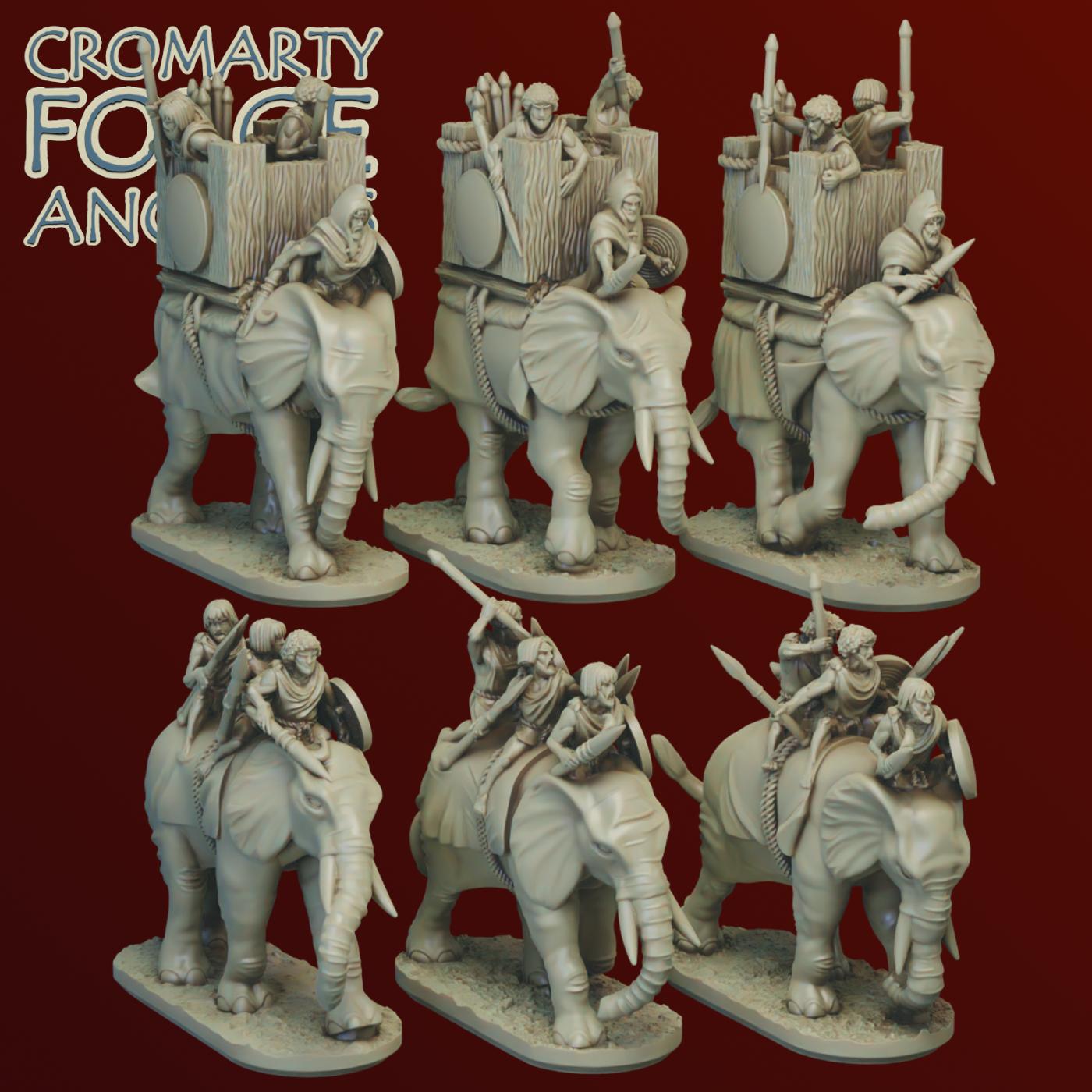 15mm Numidians: Elephants - Image 3