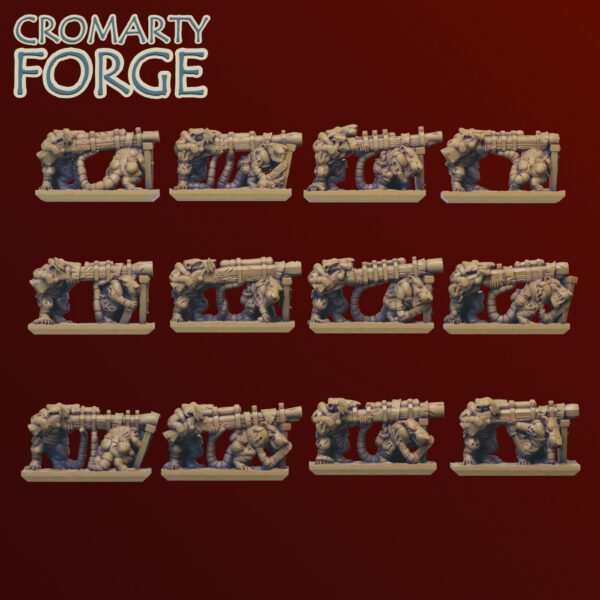 10mm Ratmen: Boomers + Ashigaru Boomers - Image 5