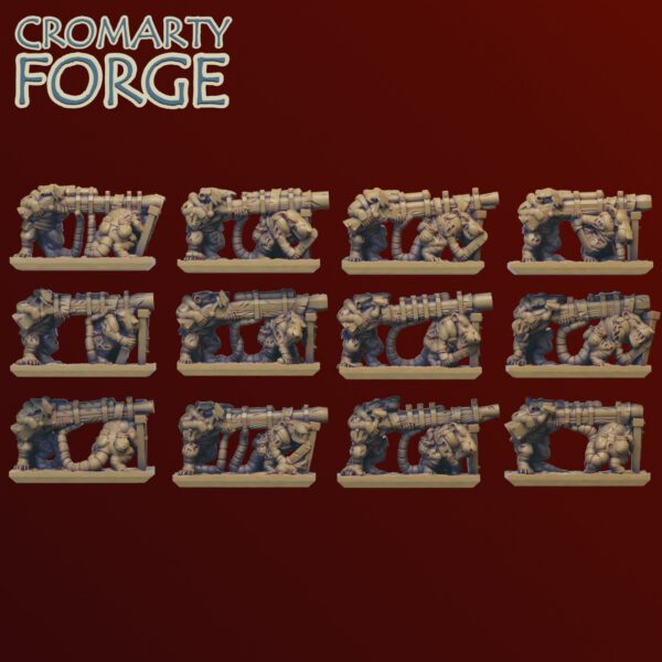 10mm Ratmen: Boomers + Ashigaru Boomers - Image 2