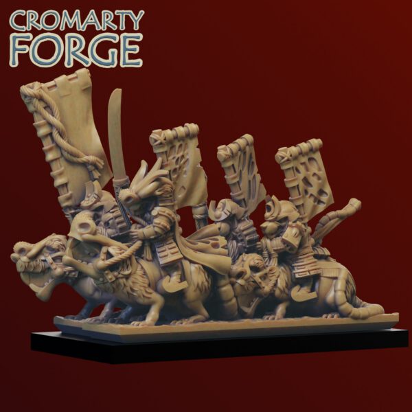 10mm Ratmen: Mounted Samurai