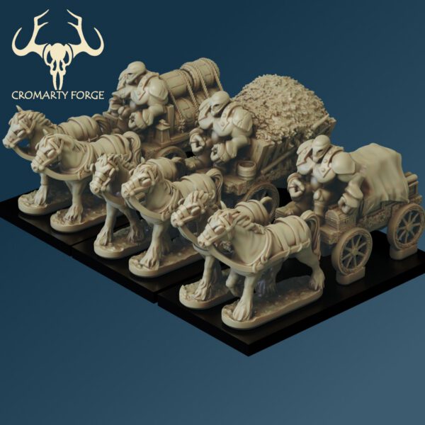 10mm Fantasy Carts