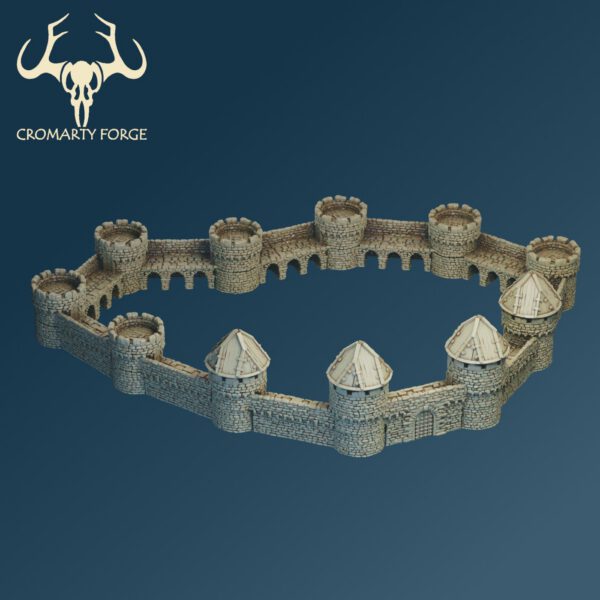 Scenery 10mm: Flex Wall designed for resin printing. - Image 6