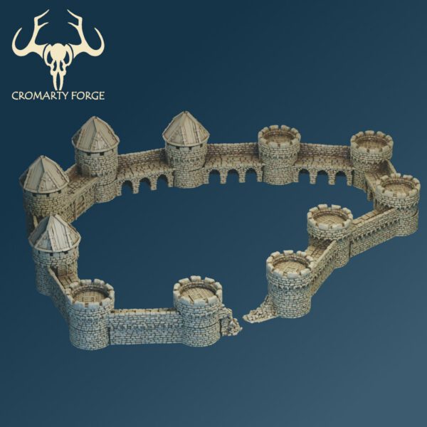 Scenery 10mm: Flex Wall designed for resin printing. - Image 5