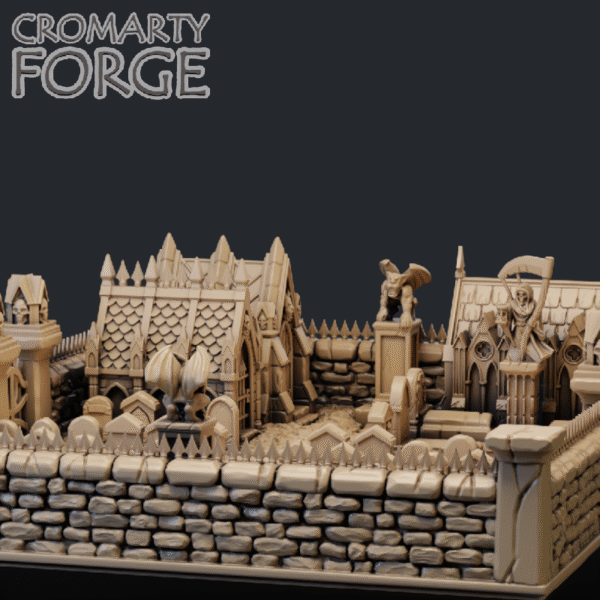 Scenery 10mm: Church and Graveyard (for Resin Printing) - Image 7