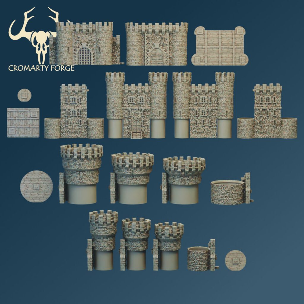 Scenery 10mm: City Wall Expansion Requires City Walls (Resin Printing)