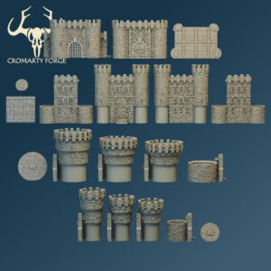 Scenery 10mm: City Wall Expansion Requires City Walls (Resin Printing)