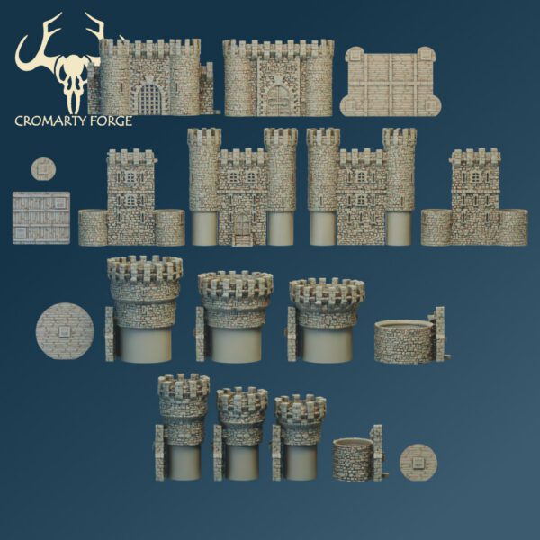 Scenery 10mm: City Wall Expansion Requires City Walls (Resin Printing)