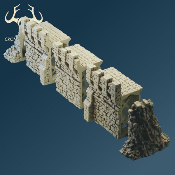 Scenery 10mm: City Wall Expansion Requires City Walls (Resin Printing) - Image 3