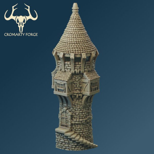 Scenery 10mm: Towers set designed for resin printing - Image 3