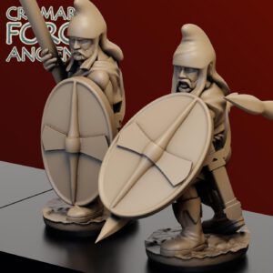 15mm Thracian : Spearmen attacking