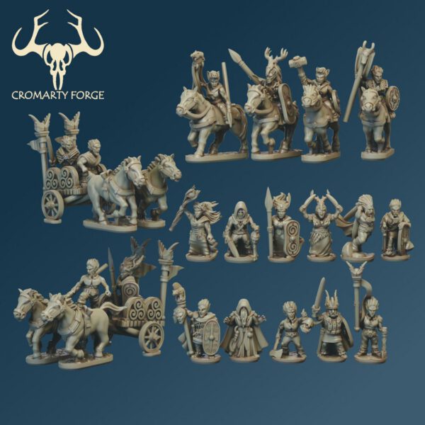 10mm Tribes of Prydain: Command Pack
