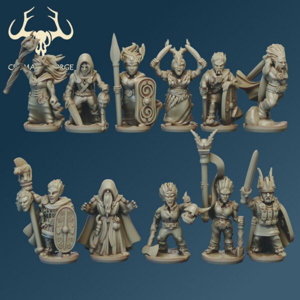 10mm Tribes of Prydain: Command Pack - Image 2