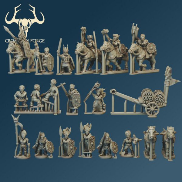 10mm Tribes of Prydain: Command Pack - Image 4