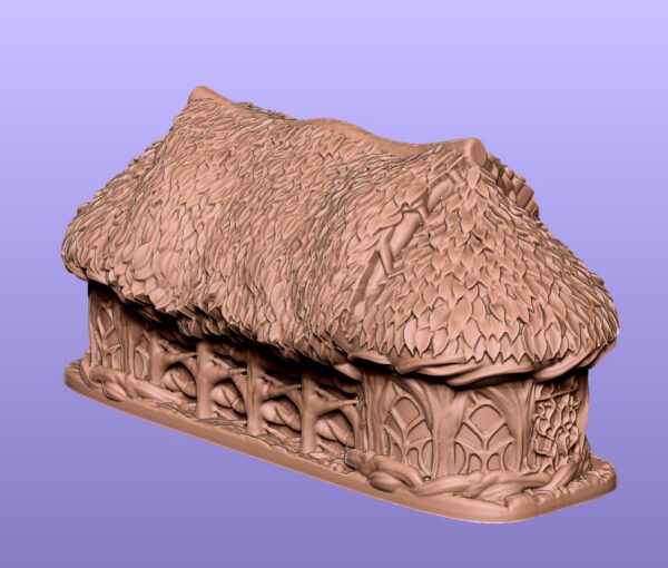 Scenery 10mm: Woodlander Houses (FDM and Resin) - Image 2