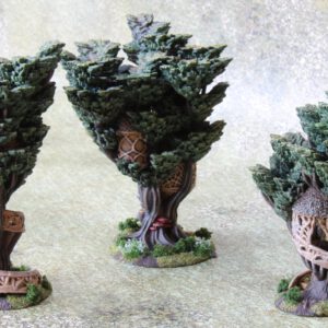 Scenery: Woodlander Tree houses (FDM and Resin)
