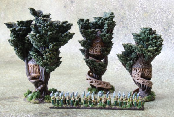 Scenery: Woodlander Tree houses (FDM and Resin) - Image 5