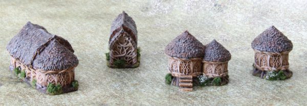 Scenery 10mm: Woodlander Houses (FDM and Resin) - Image 4