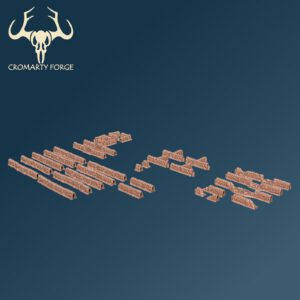 Scenery 10mm: Dry Stone Walls (FDM and Resin)