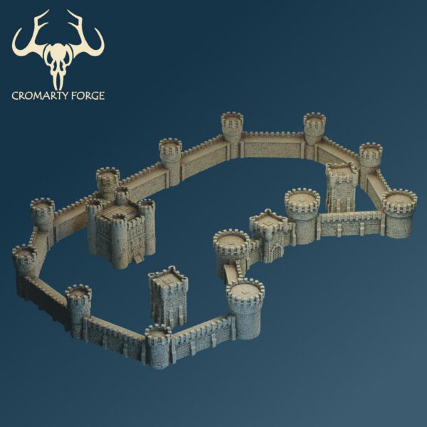 Scenery 10mm: Flex Wall designed for resin printing. - Image 2