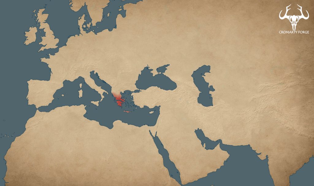 Classical Greece, a rough location map!