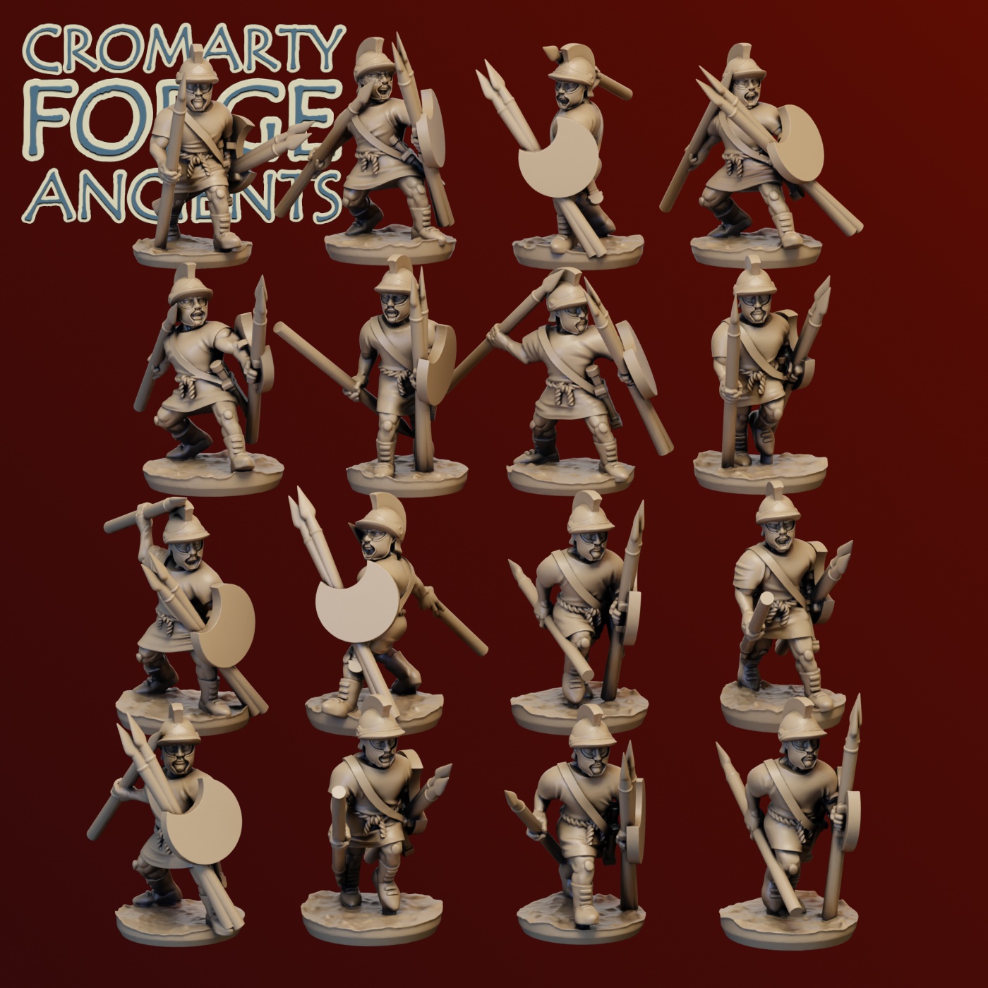 10mm Macedonian: Agrainian Javelins - Image 3