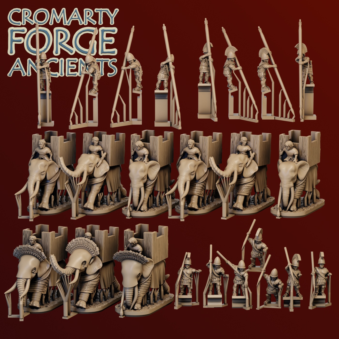 10mm Macedonian: War Elephants - Image 4