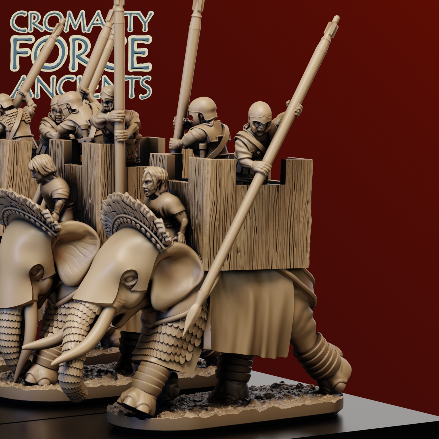 10mm Macedonian: War Elephants - Image 3