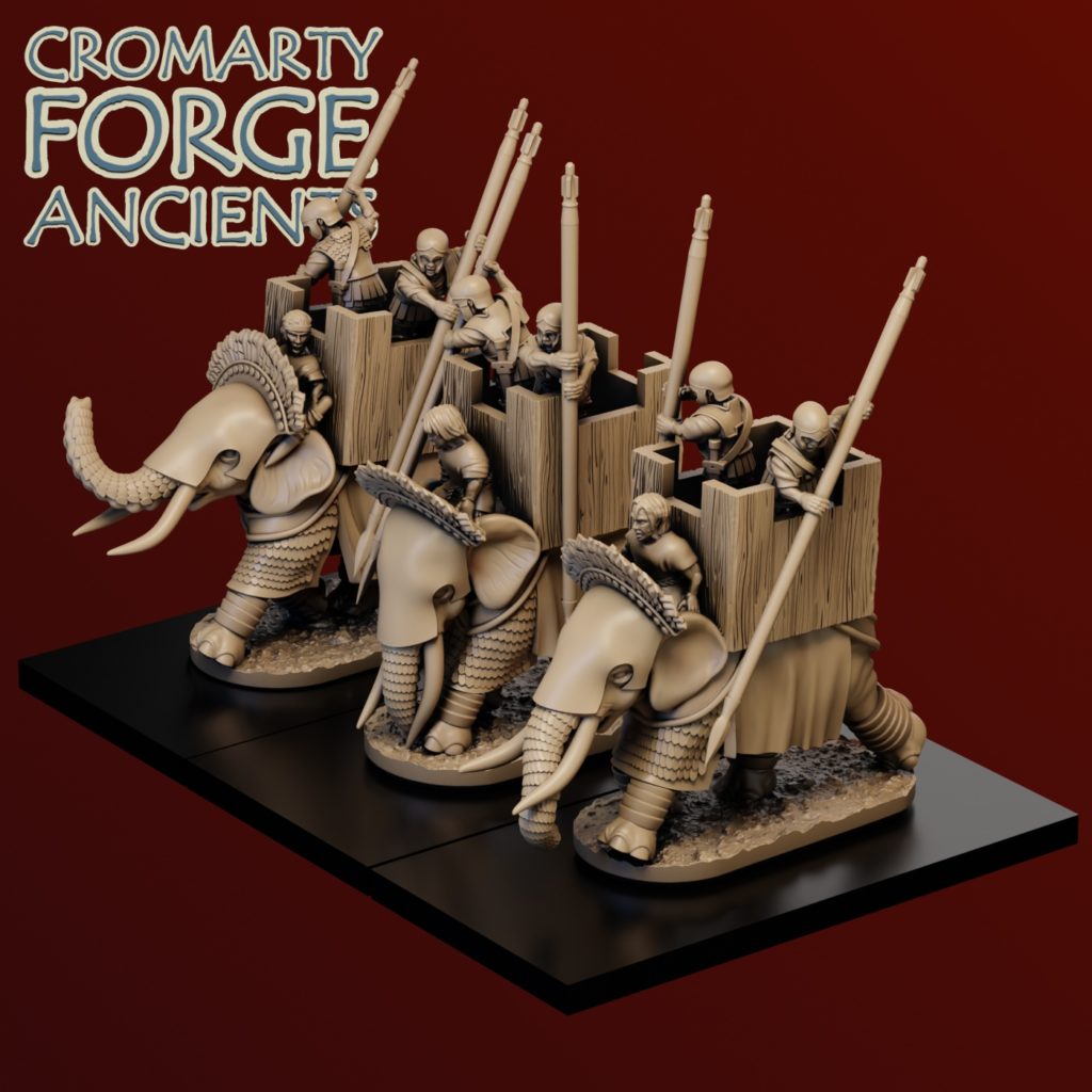 10mm Macedonian: War Elephants