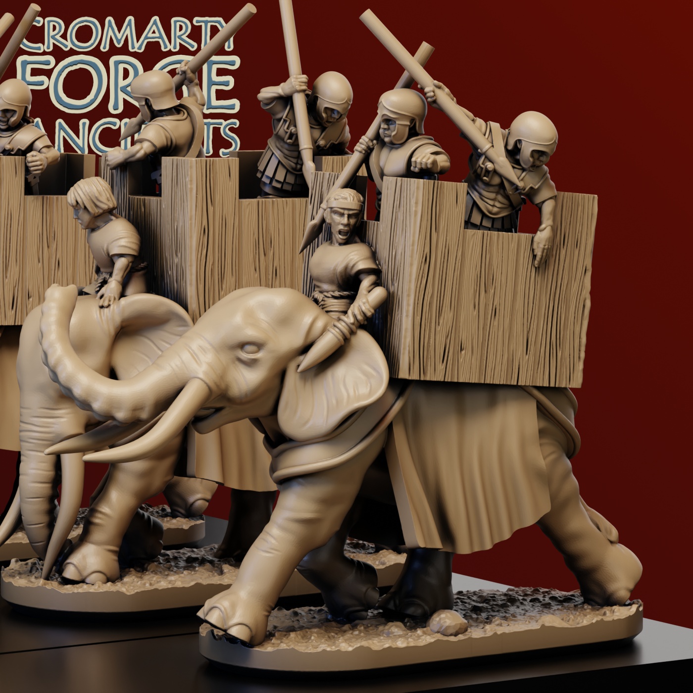 10mm Macedonian: War Elephants - Image 2