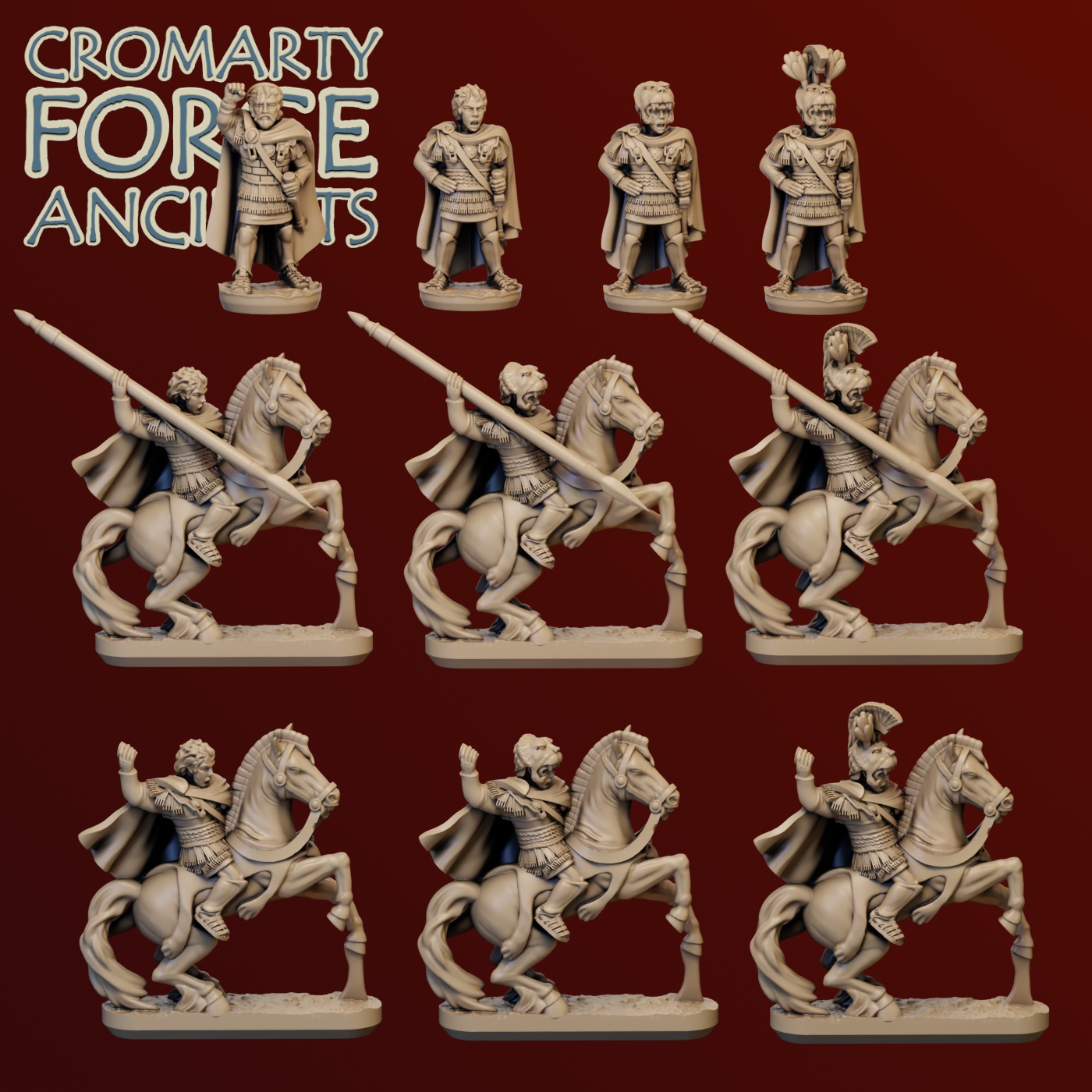 15mm Macedonian: Generals
